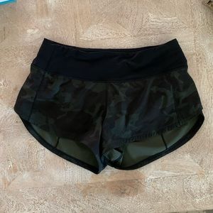 Lululemon Camo Print Shorts